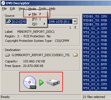 Skidanje zaštite sa DVD diska